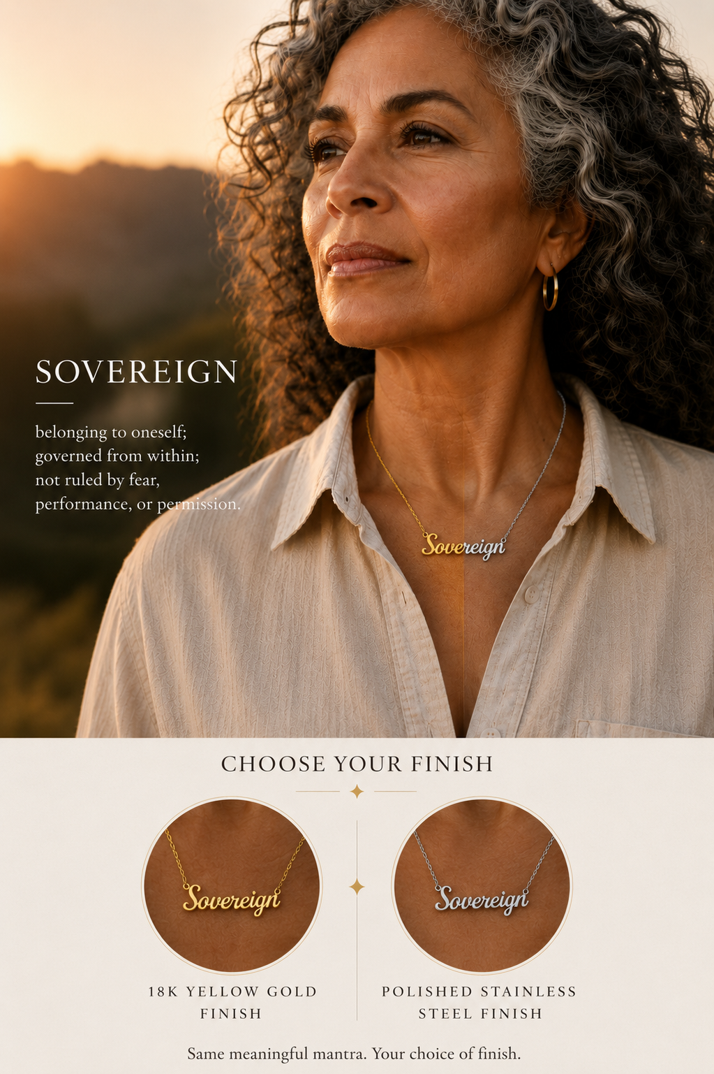 Sovereign Mantra Necklace