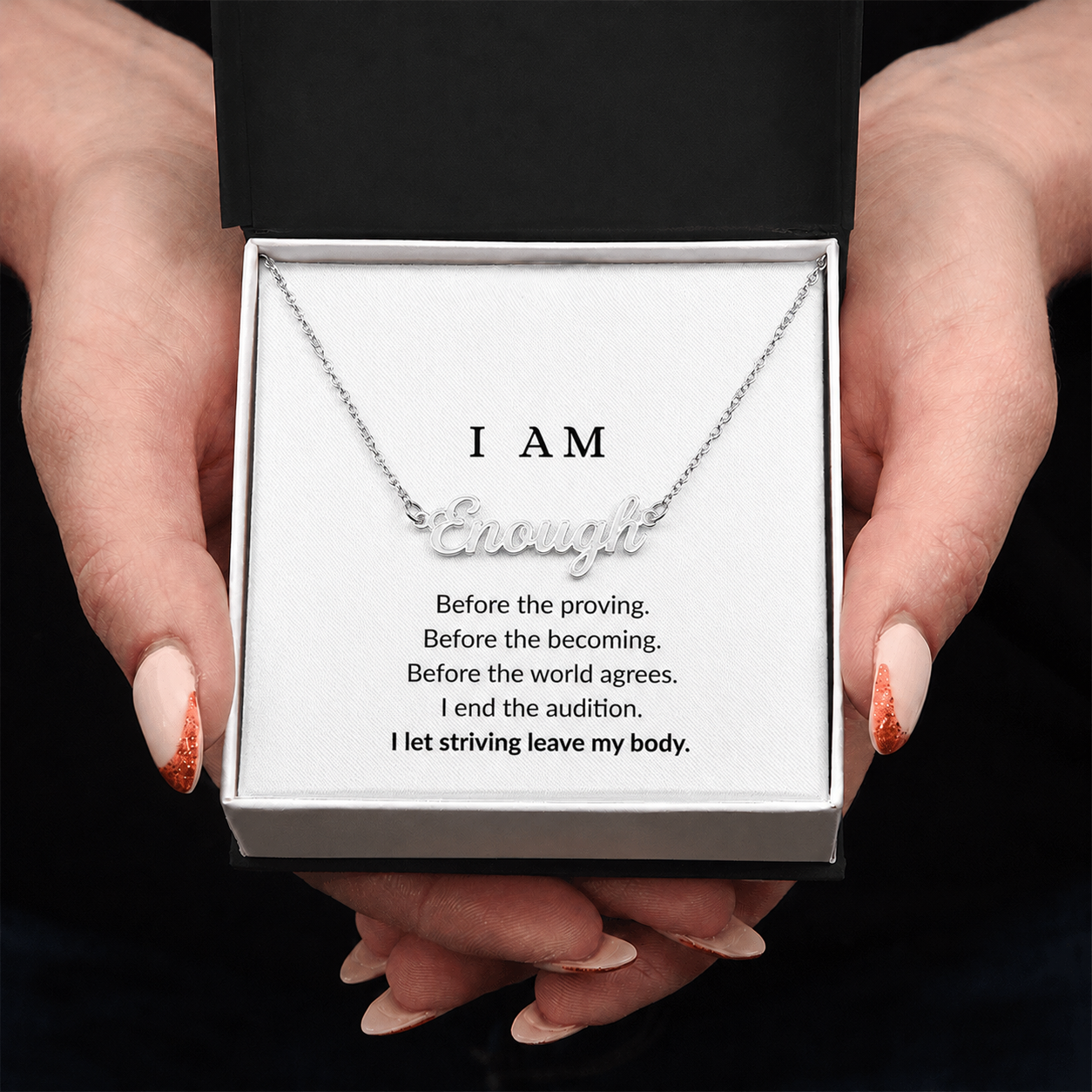 ENOUGH Name Necklace