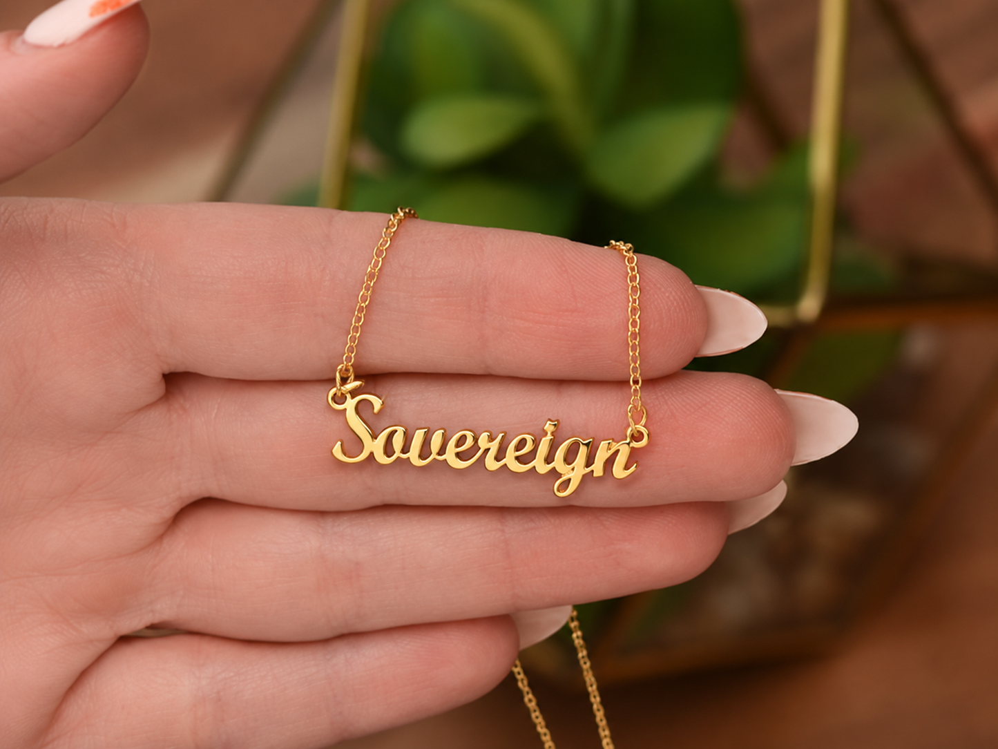SOVEREIGN Name Necklace