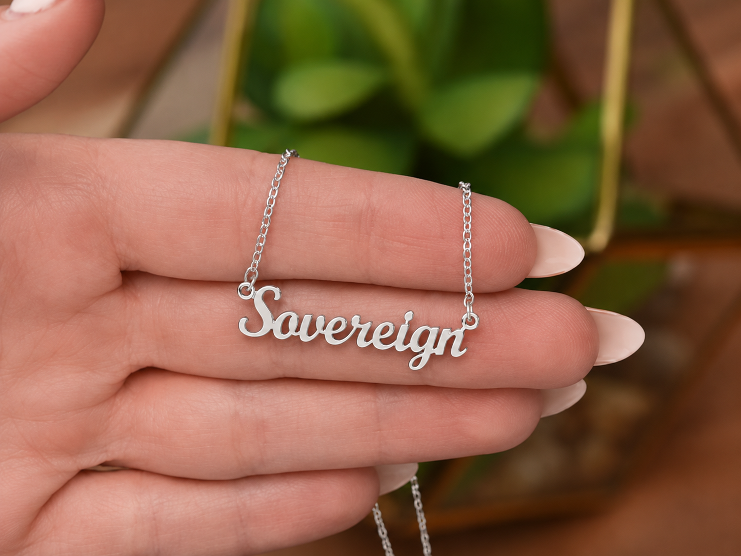 SOVEREIGN Name Necklace