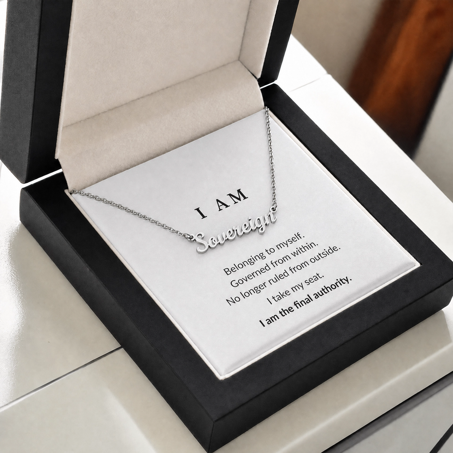 Sovereign Mantra Necklace