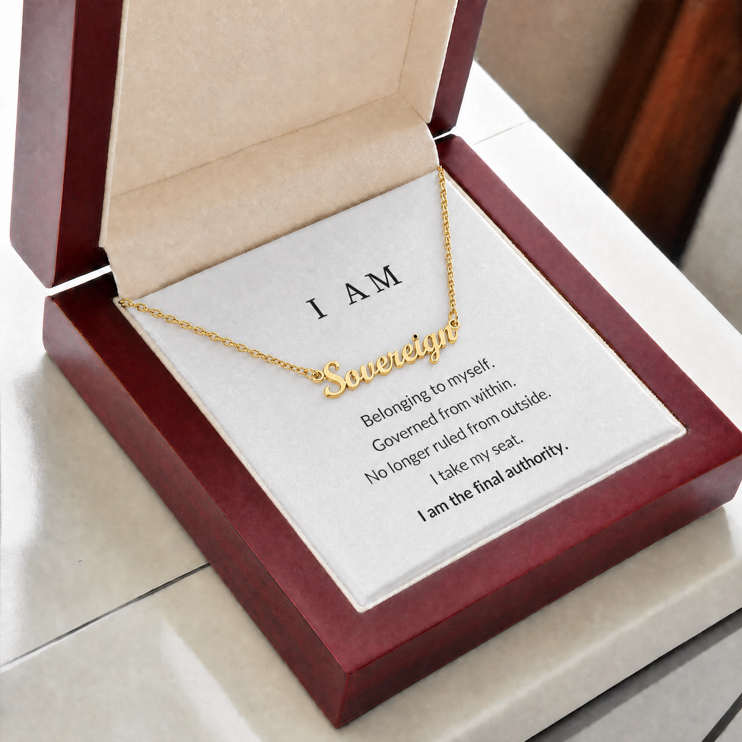 Sovereign Mantra Necklace