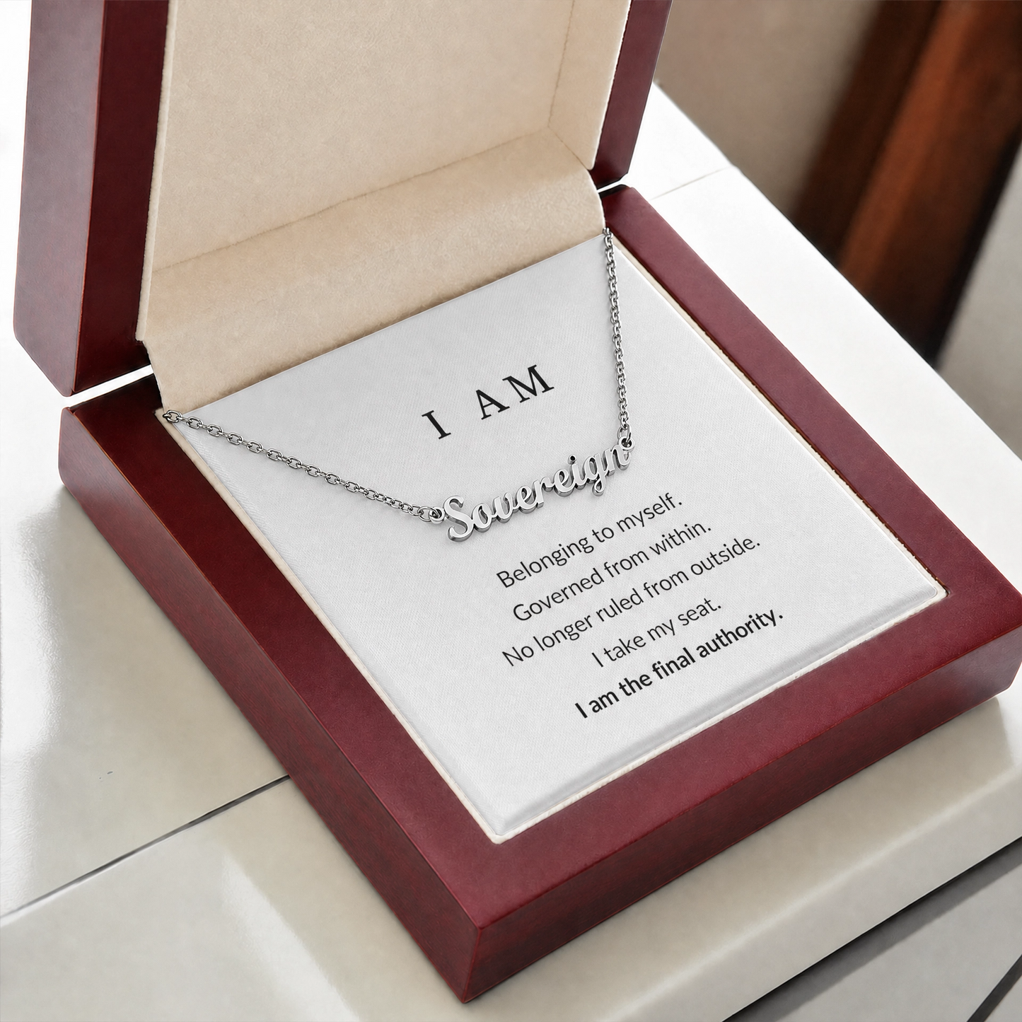 Sovereign Mantra Necklace